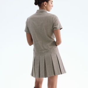 H&M Checkered Mini Dress - Gray and White